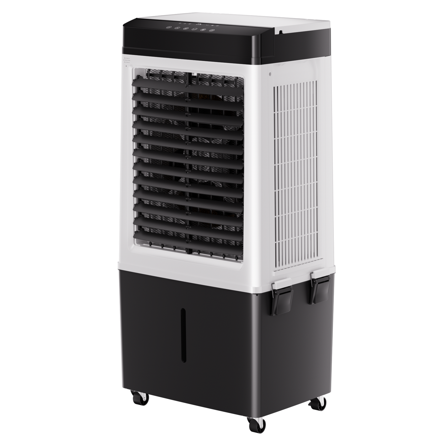 AKIRES 2200CFM Swamp Cooler,Evaporative Air Cooler with 8.0-Gal Water Tank, 4 Ice Packs, Portable Air Conditioners with Remote Control,12H Timer,Evaporative Cooler for Indoor,Outdoor Use (40IN)