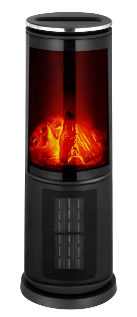 Space Heater for Indoor Use, 25" Electric Heater with Remote and Thermostat, 3 Modes, Overheating & Tip-Over Protection, Portable Heater for Large Room, Bedroom, Office