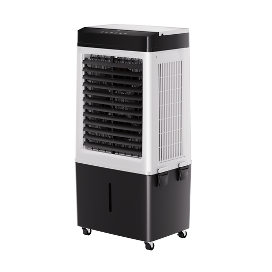 AKIRES 2800CFM Swamp Cooler,3-IN-1 Evaporative Air Cooler with 8 Gal Water Tank,2 Ice Packs,Evaporative Cooler with 12H Timer,2 Modes,3 Speeds,120°Oscillation，Cooling Fan for Indoor,Outdoor(41IN)