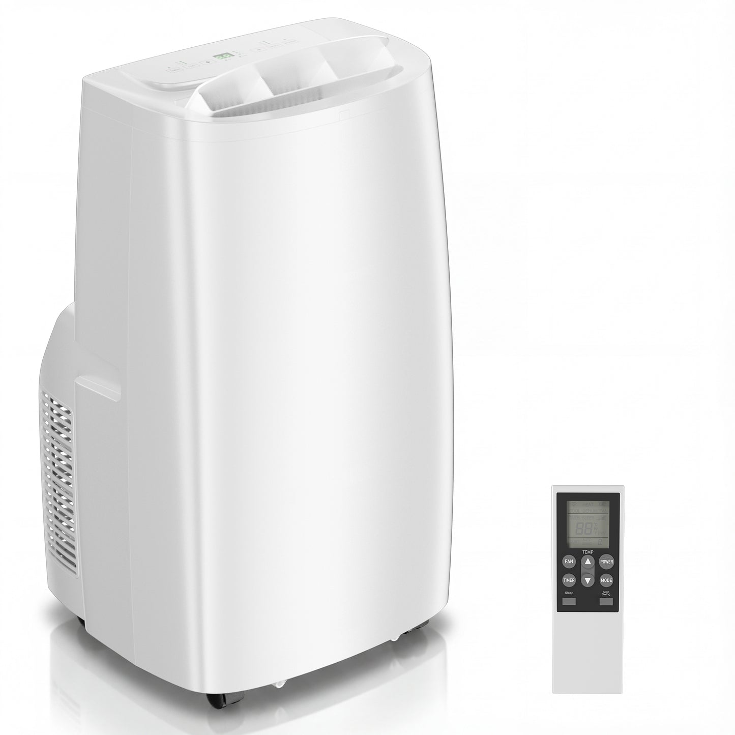 14000 BTU Portable Air Conditioner with Remote Control,3-IN-1 Portable AC Unit With Fan & Dehumidifier,Cools Up To 800 Sq.Ft For Large Room With 24H Timer And Sleep Mode