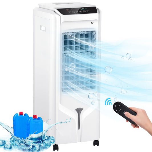 Swamp Cooler Windowless Portable Air Conditioner,Evaporative Air Cooler with 4.2-Gal Tank,4 Ice Packs,12H Timer,Portable Ac Evaporative Cooler for Indoor Room Bedroom Office Outdoor