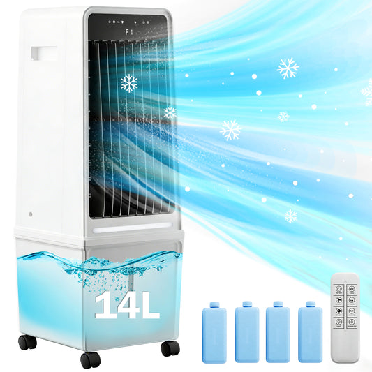 Portable Air Conditioners, 3-in-1 Swamp Cooler, Evaporative Air Cooler with Remote, 12H Timer, Cooling Fan for Bedroom, Office