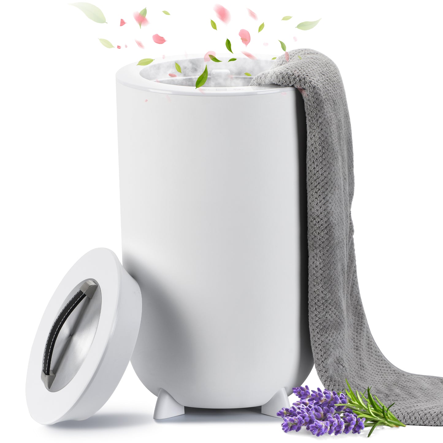 Towel Warmer Bucket, Towel Warmers for Bathroom, Auto Shut Off & Adjustable Timer 15/30/45/60, Multi-Protection, Blanket Warmer for Oversized Towels, Bathrobes, Gifts for Him&Her, 35L