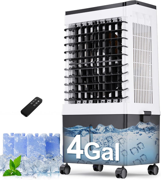 AKIRES 1777CFM Swamp Cooler,3-IN-1 Evaporative Air Cooler