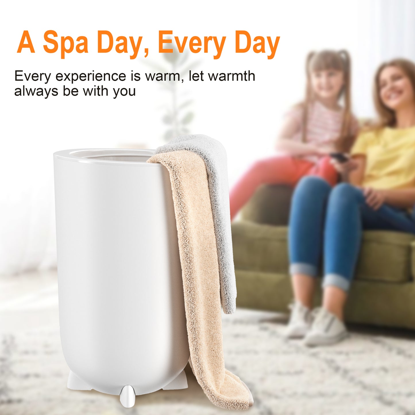 Towel Warmers for Bathroom, 35L Electric Hot Towel Warmer Bucket for Towels, Blanket