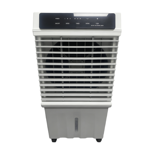 AKIRES 1800CFM Swamp Cooler,Evaporative Air Cooler with Remote Control,Air Cooler with 4-Gal Water Tank, 120°Oscillation,4 Ice Packs,12H Timer, Cooling Fans for Outdoor,Indoor Use,Grey